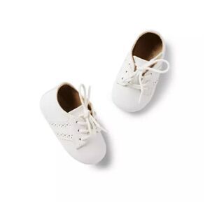 Janie & Jack Baby Saddle Shoe in White Size 6/12 Months